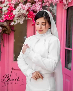 شومیز سفید rose